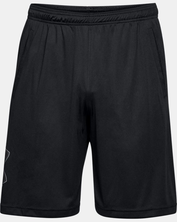 男士UA Tech™ Graphic短褲, Black, pdpMainDesktop image number 6